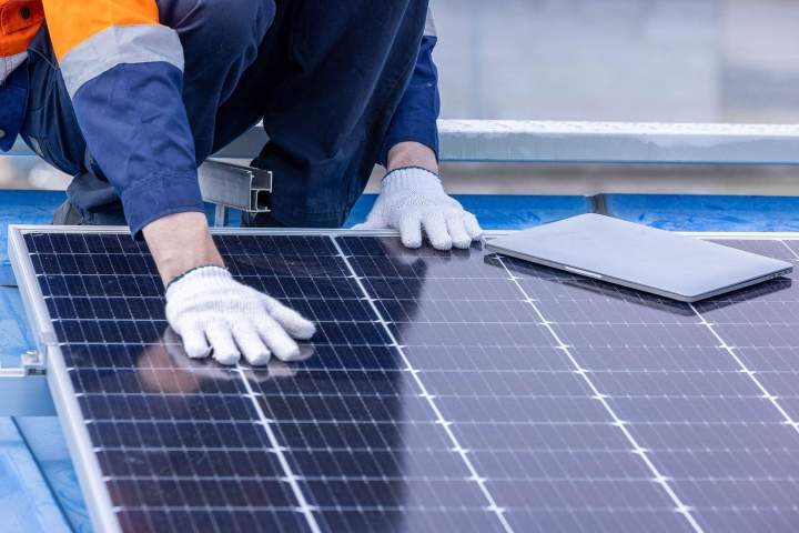 Installation panneaux photovoltaïques Orgelet