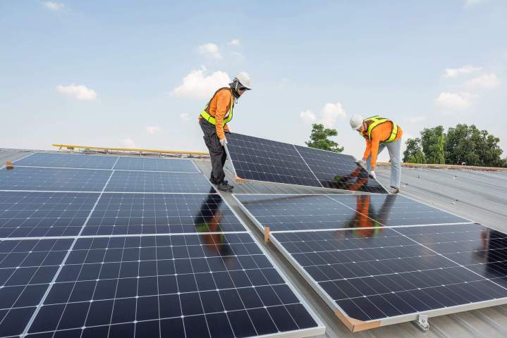 Installation panneaux solaires Orgelet